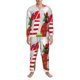 thumbnail image 3 of Fotbe Christmas Gnome With Love Pijama de Hombre con Estampado de Manga Larga, Conjunto de 2 Piezas, Ropa de Dormir Suave y Cómoda con Bolsillos-Medium, 3 of 7