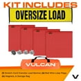 thumbnail image 5 of VULCAN Banner, Flags and Magnets Kit, 1 Basic Stretch Cord Oversize Load Banner, 4 Magnets, 4 Red Flags, and Bag, 5 of 7