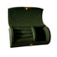 thumbnail image 4 of Joyero Organizador de almacenamiento de joyas Caja de recuerdos Mini viaje multifuncional verde oscuro, 4 of 9