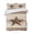 Beige, variant on Quilts Twin Size, Farmhouse Texas Star Brown Soft Comforter Bedding Set for Bed, Berry Vintage Wooden Lightweight Quilted Bedspread with Pillow Cover(2 Pieces) for All Season, 68x86 Inch