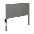 thumbnail image 1 of NoHo Queen Headboard in Grey, 1 of 3