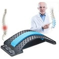thumbnail image 2 of Lower Upper Back Back Stretcher Back Massage Lumbar Stretcher Posture Correction Back Support for Office Chair Muscle Tension Fitness Back Stretcher (Green), 2 of 8