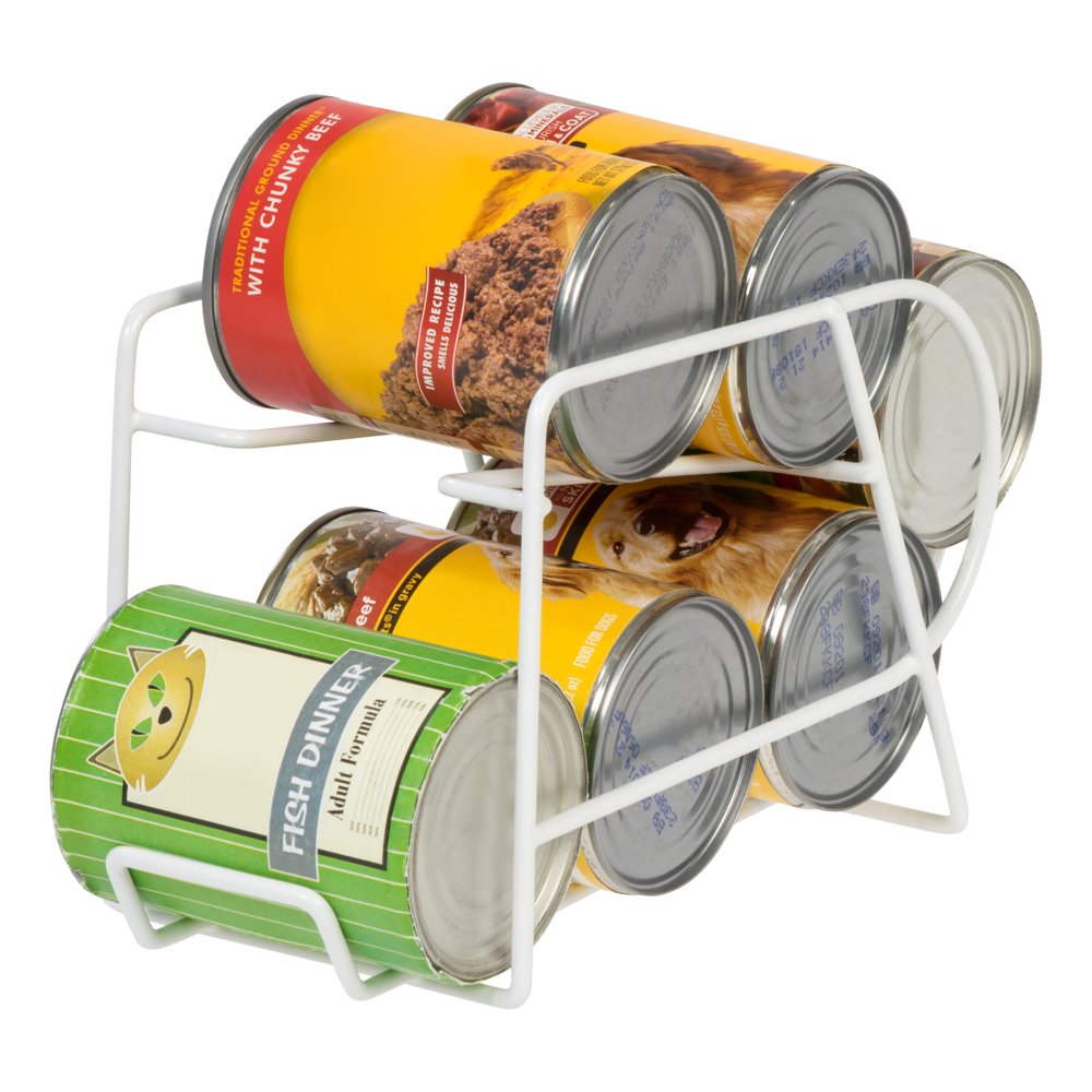 IRIS USA, 3 Ounce Wire Canned Cat Food Dispenser, White