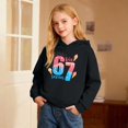thumbnail image 2 of 67 Hoodie Kids Boys Fashion 67 Ice Cream Graphic Hoodies Long Sleeve Loose Cartoon Outfits Oversized Funny Six Seven Hooded Pullover Tops Sweatshirt Fall Winter, 2 of 5