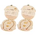 thumbnail image 5 of Baby Teeth Save Box, Teeth Box Save Organizer For Baby Kids, Wooden Tooth Box Children In Souvenir Wood Gift, 5 of 5