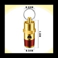 thumbnail image 2 of Juego de 4 VáLvulas de Seguridad de PresióN de Alivio de Compresor de Aire y ManóMetro de Aire, VáLvula de Tanque de Aire NPT de 1/4 Pulgadas, ManóMetro de Aire de 0-200 PSI, 2 of 5