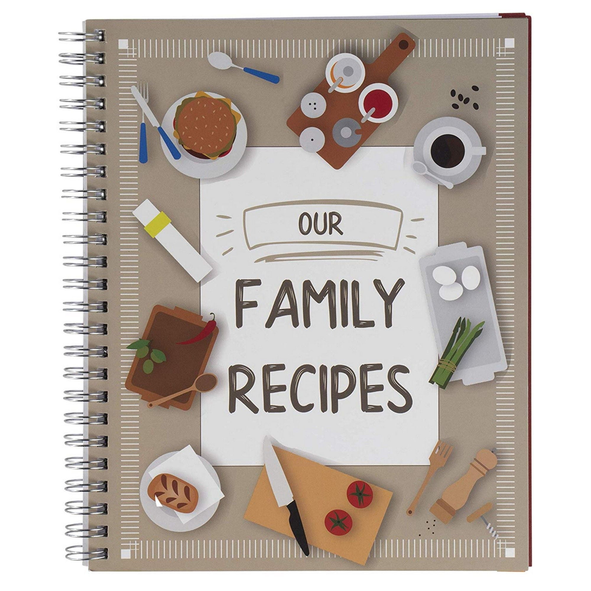 Recipe Notebook - Family Recipe Notebook Journal, Recipe Organizer