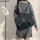 thumbnail image 2 of Mochila escolar para estudiantes universitarios, japonesa, dulce, preppy, gran capacidad, vintage, combina con todo, linda, Kpop, bolsa femenina, 2 of 5