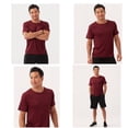 thumbnail image 2 of DODOING Men's 5 Pack Short Sleeve T-Shirt Quick Dry Athletic Running Workout Fishing Top Tee Performance Shirts, 2 of 8