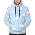 thumbnail image 4 of Hoodies for Men - Cartoon Cute Duck Flower Long Sleeve Comfrt Men'S Fashion Hoodies & Sweatshirts, Sweatshirts for Men Hoodies Pullover Clothing Clothes with Pouch, 4 of 7