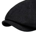 thumbnail image 3 of ievspot Men Newsboy Hat Spring Autumn Retro Beret Hat Octagonal Cap  Street Cap Women Painter Hat for Hiking Traveling Shopping, 3 of 4