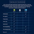 thumbnail image 4 of relayinert Smart Accessories Waterproof Intelligent Rings NFC Multifunctional Magic Wearable Finger Digital LED Ring, 4 of 9