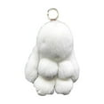 thumbnail image 2 of (2-Pack) Rinsvye Keychain Bunny Lu Wrist Key Keychain Cute Bunny Keychain Wrist Ring Holder Bunny Keychain Pl Ush Womens Change Purse Wallet Women Holder Wallets Women Small, 2 of 4