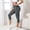 Dark Gray, variant on Resistance Band Leggings for Women 3D Anti Cellulite Compression Capri Leggings Scrunch Butt Lifting Yoga Pants(Black,L)