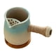 thumbnail image 4 of Tetera de cerámica con posavasos, tetera de hojas sueltas con asa lateral y filtro de té Azul degradado, 4 of 9