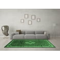 thumbnail image 3 of Ahgly Company Indoor Round Persian Emerald Green Traditional Area Rugs, 6' Round, 3 of 4