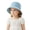 Light Blue, variant on LRen Toddler Girl Tea Party Hats Kids Sun Hat with UPF 50 Wide Brim Design for Outdoor Summer Beach Activities and Play Purple