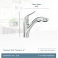 thumbnail image 2 of MOEN 87557BRB Brecklyn Single-Handle Pull-Out Sprayer Kitchen Faucet with Power Clean in Mediterranean Bronze, 2 of 5