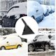 thumbnail image 3 of Auto ice scraper for car windows with nonslip grip, sponge grip, stepped teeth, black, 3 of 5
