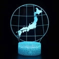 thumbnail image 1 of Last Chance Qaailabf Earth Series Night Light LED Colorful 7-Color Desk Lamp Bedroom Home Decor Gift, 1 of 2