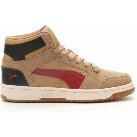 Men's Puma Rebound Layup Suede Toasted-Intense Red-Black (395130 01) - 7