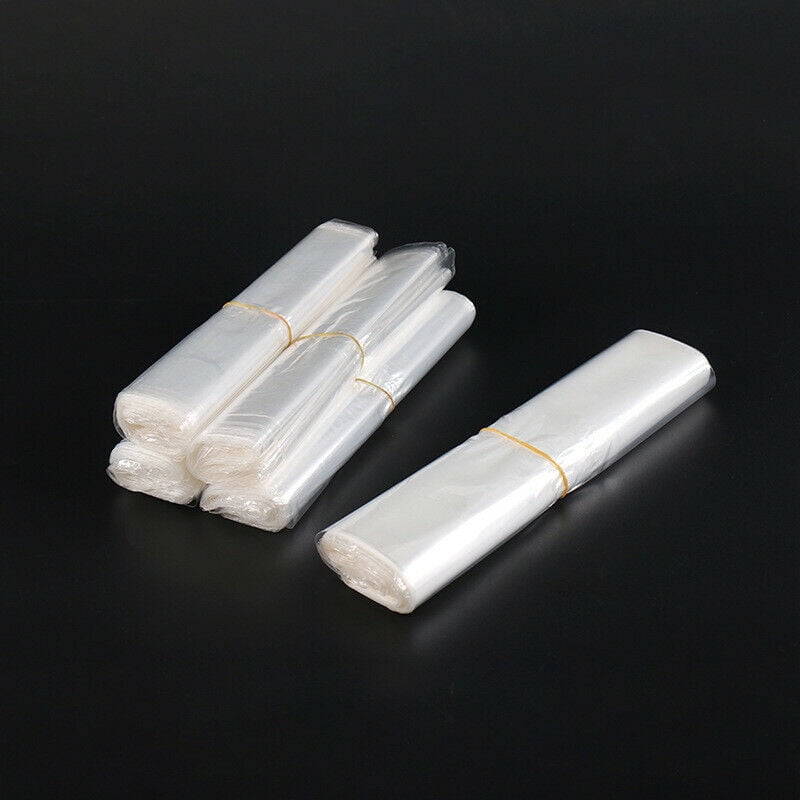 100PCS Heat Shrink Bag Wrap Film Packaging Seal 8"x12" Clear PVC Shrinkable 