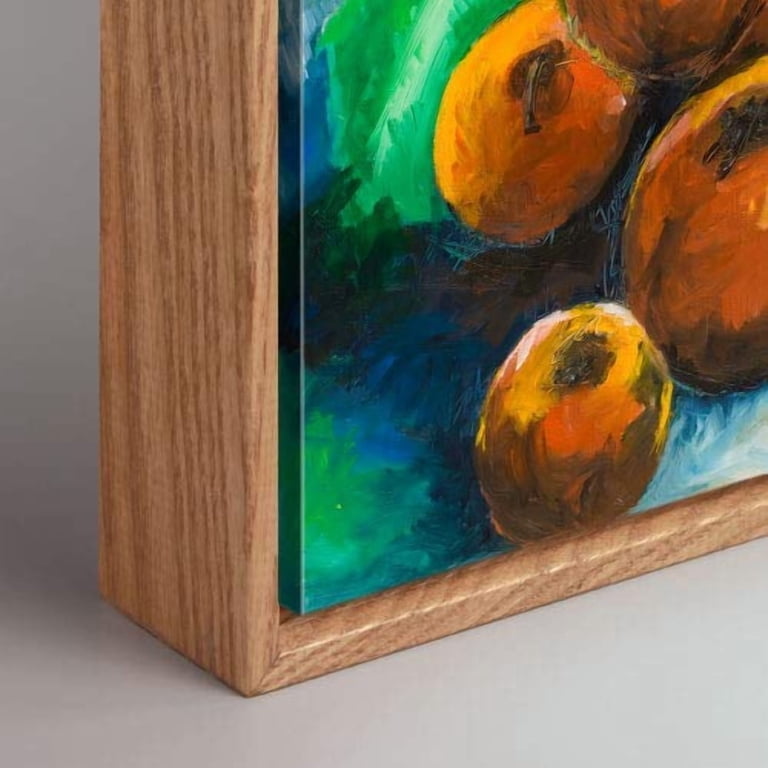 Acrylic Floating Frame For 24x30 Canvas - DIY Neon Frame For Art, Modern Wall Decor (Orange)