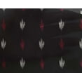 thumbnail image 4 of oneOone Georgette Viscose Black Fabric Small Motif Ikat Sewing Craft Projects Fabric Prints By Yard 42 Inch Wide, 4 of 4
