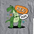 thumbnail image 3 of Toy Story - Rex Flex - Men's Short Sleeve Graphic T-Shirt, 3 of 5