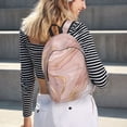 thumbnail image 2 of Easygd Rose Gold Glitter Splatter Canvas Backpack: Stylish, Lightweight, and Versatile with Large Capacity and Adjustable Straps –, 2 of 7