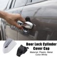 thumbnail image 2 of Unique Bargains Front Right Door Lock Cylinder Cover Cap Fit for Cadillac ATS White, 2 of 6