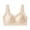 White-bra, variant on Women Thick Strap Bra Support Mesh V Neck Seamless Bra Comfy Casual Daily Tops