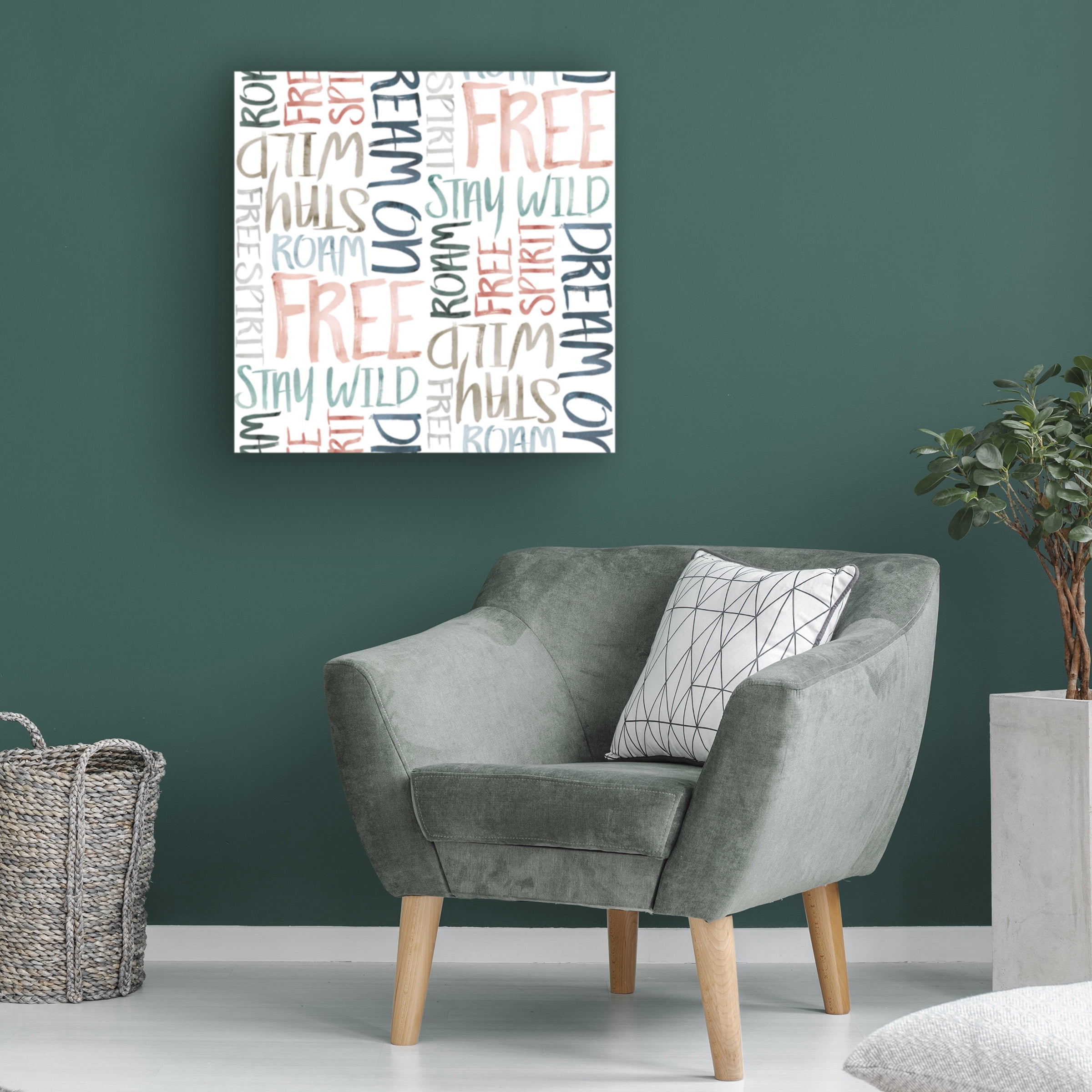Laura Marshall 'April Showers Pattern IIA' Canvas Art