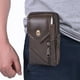 thumbnail image 4 of Riñonera Retro para Hombre Bolso Cruzado Cuero Bolso Deportivo Diario para Hombre (café Profundo), 4 of 9