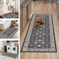 thumbnail image 3 of Black Runner Rugs 2x3+2x4+2x5 3-Piece Kitchen Floor Mat Set, 3 of 9