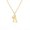 a, variant on YYKihy Plated Cubic Zirconia Initial Necklace | Letter Dainty Necklaces For Women