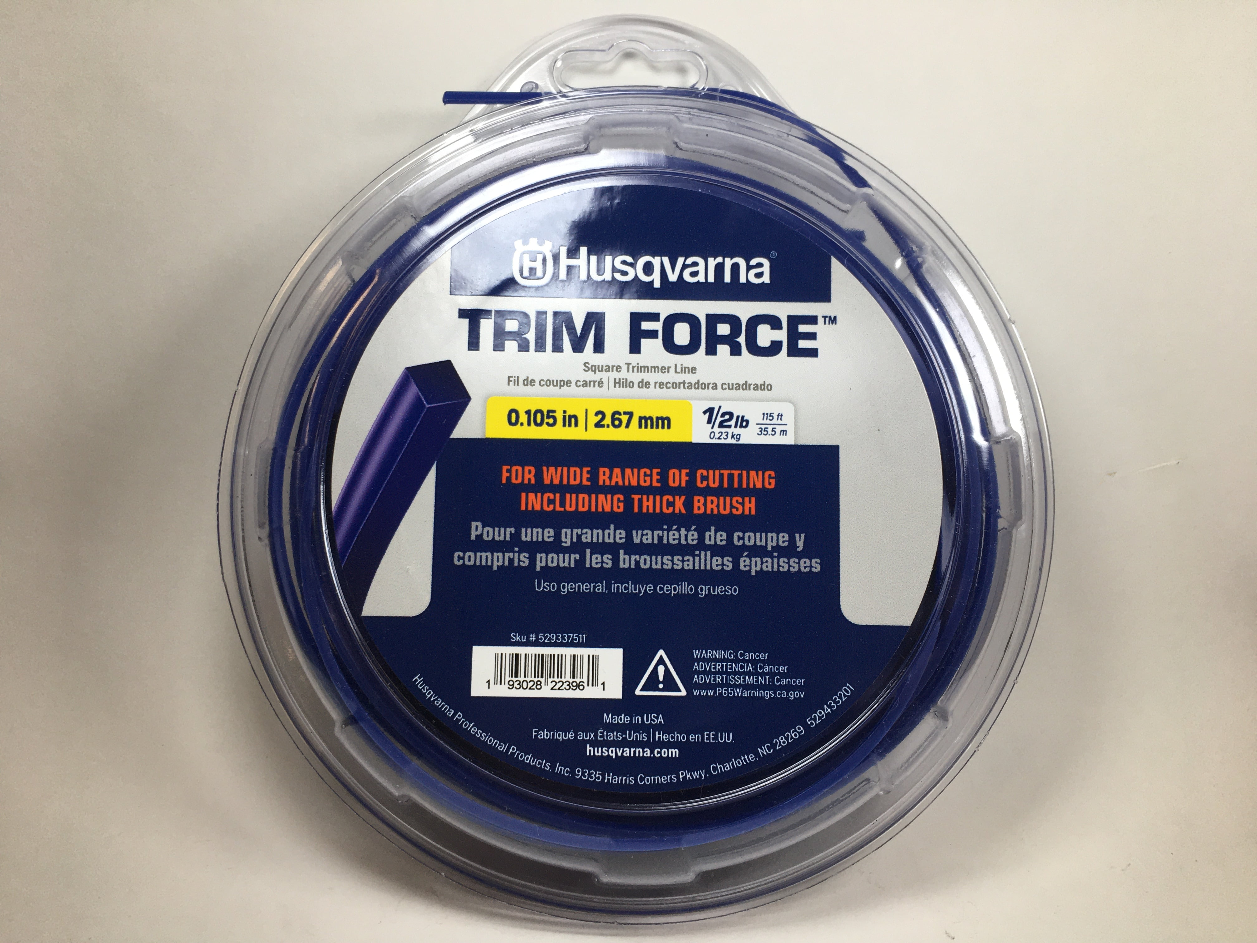 Details about   Titanium Force String Trimmer Lines 0.095" By 1/2" Gray FREE SHIPPING 