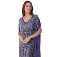 thumbnail image 4 of Layla Women’s Sleepwear 46” Knit Caftan, XS-5X, 4 of 6