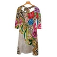 thumbnail image 6 of Vibrant Floral Leopard Zebra Print Dress Summer Dresses Woman Street Style Big Size Casual Dress, 6 of 9