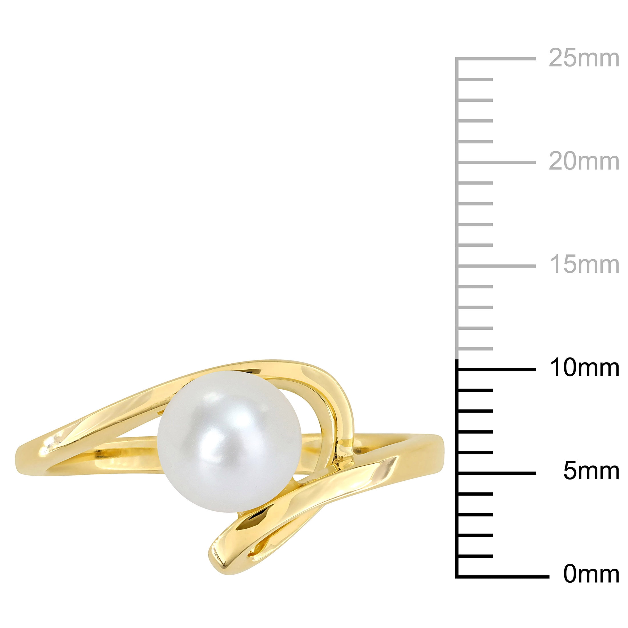 Everly Women's Cultured Pearl 10k Yellow Gold Ring