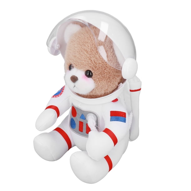 Juguete de peluche 2 en 1 bolsa de hombro de peluche de oso espacial llena de algodón suave Muñeco de oso de dibujos animados regalo de juguete de astronauta relleno para ANGGREK Otros