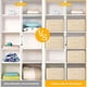 thumbnail image 2 of Cestas de Almacenamiento de Tela para Organizar 3pcs, Cestas Decorativas de Almacenamiento con Asas,Cestas de Tela Organizadoras de Grandes de Plegable para Ropa Juguetes, 36*27*17cm, 2 of 7