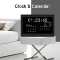 thumbnail image 4 of 12 Inch Digital Photo Frame HD Electronic Album 1280x800 Calendar Clock Picture Video Music Loop Playback Stereo Speaker USB Remote Gift for Family Wedding Birthday, 4 of 5