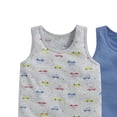 thumbnail image 4 of akafmk 2-Pack Tank Tops for Boys and Girls Cotton Cute Print Mesh Crew Neck Summer Casual Breathable Sleeveless Tops 1-12 Years, 4 of 5