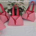 thumbnail image 3 of DIY Fabric Foldable Food Basket Sewing Template,Handbag Quilting Template,10inch, 3 of 5