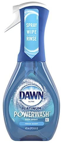 Dawn Platinum Powerwash Dish Spray, Dish Soap, Fresh Scent, 16 Fl Oz
