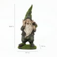 thumbnail image 5 of LuxenHome Calling All Gnomes Garden Sculpture Resin Statue, 5 of 9