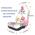 thumbnail image 3 of Fotbe Colorful Flowers Funda para Asiento de Auto con Estampado – Impermeable y Antisudor – Ajuste Universal, Lavable a Máquina, Antideslizante (1 Pieza), 3 of 5