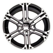ITP SS Alloy SS212 Wheel 12x7 - 4/115 - 5+2 Machined, Black #215221