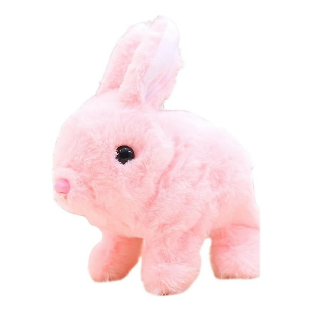 Juguete de conejo de peluche Conejo de peluche Juguete de bebé Animal de  peluche Realista Lindo Juguete de conejo suave para Niñas y Edad rosa  CUTICAT